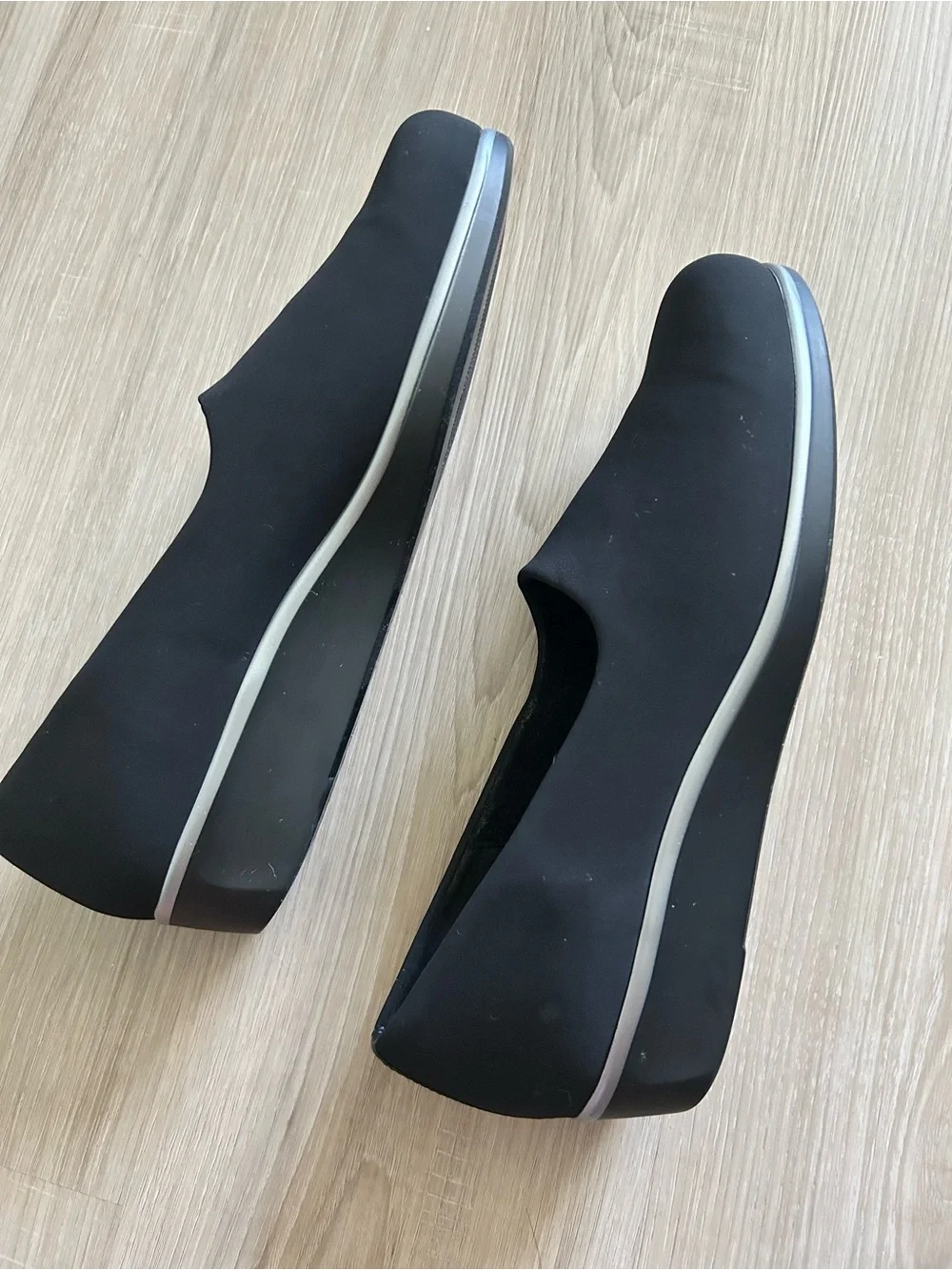 SAS Bliss Black Leather Slip On Comfort Shoes Tripad USA